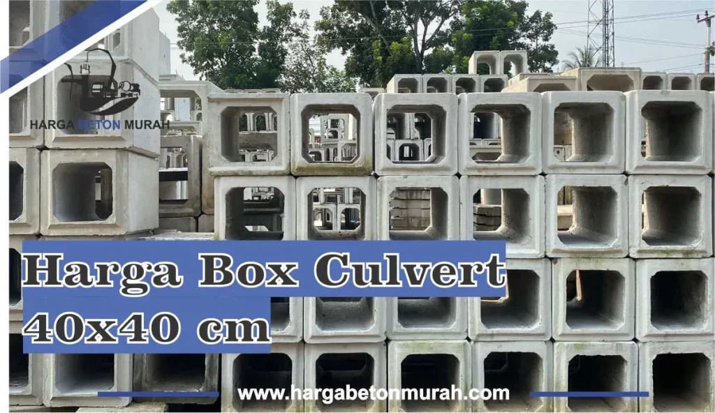 harga box culvert 40x40