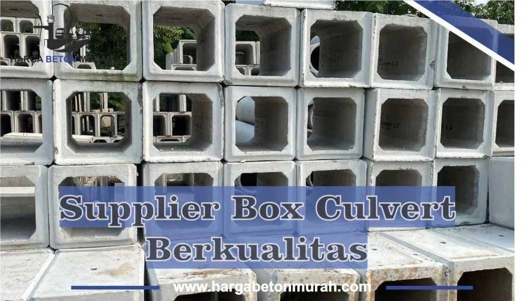 Supplier Box Culvert Berkualitas